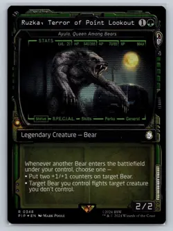 MTG Fallout Showcase Foil #348 Ruzka, Terror of Point Lookout Rare Legendary - Image 1