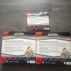 Pokemon TCG Prismatic Evolutions Poster Collection Box x2 sticker collection x1 - Image 2