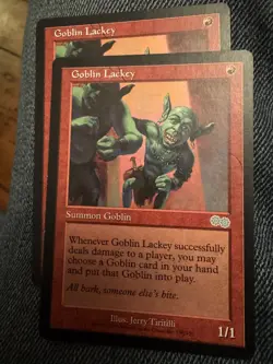 Mtg Goblin Lackey - Nm ! Ursa’s Saga - Image 1