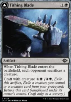 Tithing Blade // Consuming Sepulcher (LCI) 128 MTG Foil - Image 1