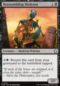 Reassembling Skeleton Foundations (FDN) 182 MTG Foil - Image 1