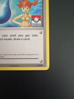 Pokemon 2016 XY Promos #XY204 Gym Badge Misty Holo Black Star Promo - Image 3