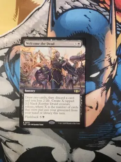 Welcome the Dead (EXTENDED) MTG | NM/EX | Tarkir: Dragonstorm Commander - Image 1
