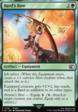 Bard's Bow Final Fantasy (FIN) 174 MTG Foil NM - Image 1