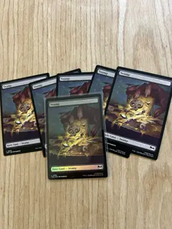 Mtg Tmnt Pizza Lands Swamp 1 Foil 5 Regular - Image 1