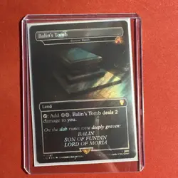 Wizards of the Coast Balin's Tomb Foil Land Mythic 0387 Commander LOTR MTG - Image 4