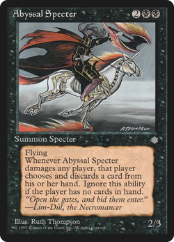 Abyssal Specter (MP) Ice Age ICE Magic MTG - Image 1