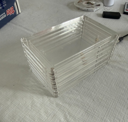 Pokemon Booster Pack Acrylic Case! Fully Magnetic Closure! Banned Six Pack bulk - Image 1