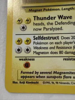 EX/LP - Magneton - 9/102 - Base Set - Pokemon Card - Image 3