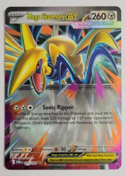MEGA SKARMORY EX 055/088 DOUBLE RARE PERFECT ORDER POKEMON NM - Image 1