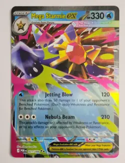 MEGA STARMIE EX 021/088 DOUBLE RARE PERFECT ORDER POKEMON NM - Image 1