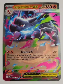 MEGA CHARIZARD X EX 013/094 DOUBLE RARE PHANTASMAL FLAMES POKEMON NM - Image 1