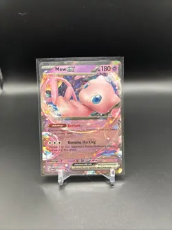 Pokemon TCG Mew EX 151/165 Scarlet & Violet Holo Double Rare Card - Image 1