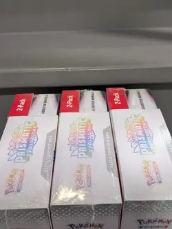 Pokemon Prismatic Evolutions Elite Trainer Box & Booster Bundle - Costco 2 Pack - Image 2