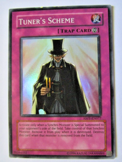Yugioh! Tuner's Scheme Abpf-En077 Super Rare Unlimited Damaged Play!! - Image 1