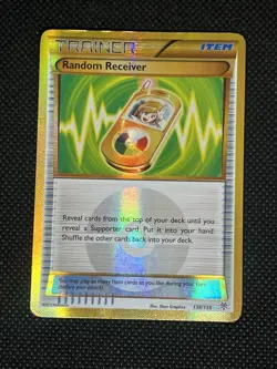 Pokemon Random Receiver Trainer Item Full Art Holo 138/135 plasma storm - Image 1
