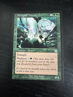 MTG Magic Arrogant Wurm Torment LP Magic The Gathering Premodern Card - Image 1