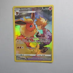 Pokemon Flareon TG01/TG30 Brilliant Stars Trainer Gallery SWSH09 Card NM/MINT - Image 1