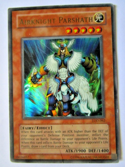 Yugioh! Airknight Parshath Lod-062 Ultra Rare Unlimited Damaged Play!! - Image 1