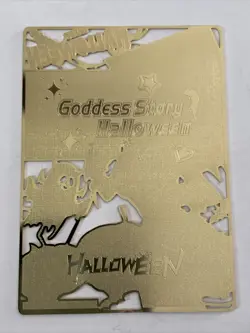 Nakano Nino Halloween Metal Card Numbered MXR 011/100 Goddess Story Anime Card - Image 2