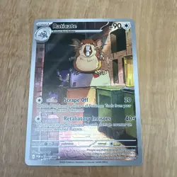 Pokemon TCG Perfect Order Raticate 099 /088 Holo Illustration Rare Card - Image 1