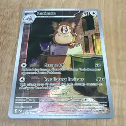 Pokemon TCG Perfect Order Raticate 099 /088 Holo Illustration Rare Card - Image 2