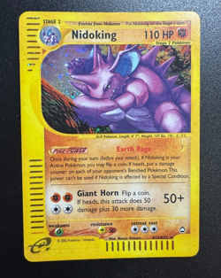 Pokemon Card Nidoking Holo H18/H32 Aquapolis ENG inglese excellent EX - Image 1
