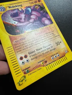 Pokemon Card Nidoking Holo H18/H32 Aquapolis ENG inglese excellent EX - Image 3