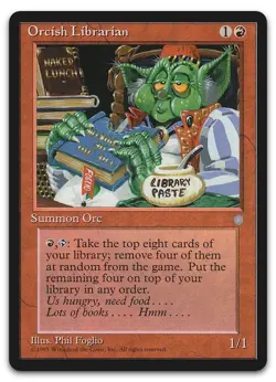 Orcish Librarian (LP) Ice Age ICE Magic MTG - Image 1