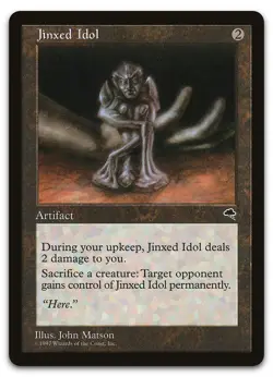 Jinxed Idol #293 (LP) Tempest TMP Magic MTG - Image 1
