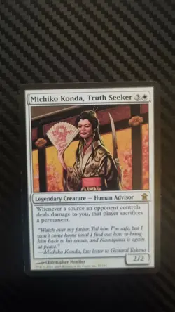 Michiko Konda, Truth Seeker 215 J22 Jumpstart 2022 22 MTG Magic Commander - Image 1