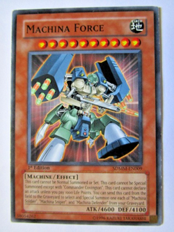 Yugioh! Machina Force Sdmm-En009 Common 1st Ed Hard Play!! - Image 1