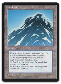 Land Cap (LP) Ice Age ICE Magic MTG - Image 1
