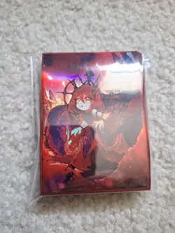 Yugioh Promethean Princess Bestower of Flames Foil Card Sleeves 63mm X 90mm 50ct - Image 1