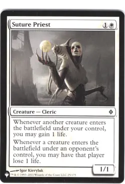 Suture Priest #25 The List - Phyrexia Regular Common - Image 1