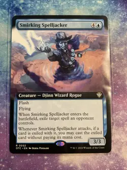 MTG Smirking Spelljacker Extended Art - Outlaws of Thunder Junction OTC Rare 52 - Image 1