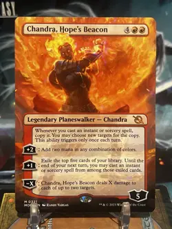 MTG | Chandra, Hope's Beacon (Borderless Alternate Art) [MOM] NF - Image 1