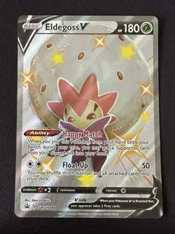 POKEMON TCG ELDEGOSS V SWSH084 SHINING FATES PROMO HOLO ENGLISH - Image 1