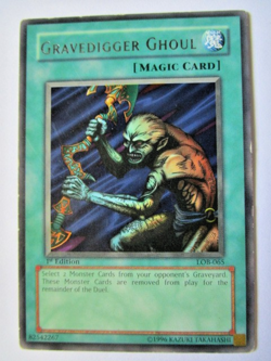 Yugioh! Gravedigger Ghoul Lob-065 1st Edition Rare Hard Play!! - Image 1
