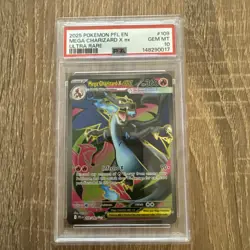 Mega Charizard 109/094 Pokemon Phantasmal Flames PSA 10 Gem Mint - Image 1
