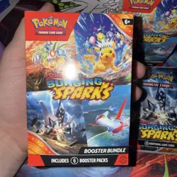 BRAND NEW-Pokemon TCG: Surging Sparks Booster Bundle-LOT OF 2 + 3 Packs SEALED - Image 2