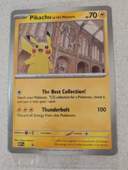 Sealed Pikachu At The museum Promo Pokemon National History Museum Jumbo - Image 1