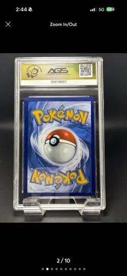 Umbreon ex #60 - Pokemon Prismatic Evolutions Stamped Surprise Box AGS 10-PSA 10 - Image 2