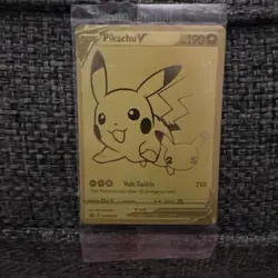 Pikachu V SWSH145 Celebrations Gold Promo Sealed Black Star Pokemon - Image 1