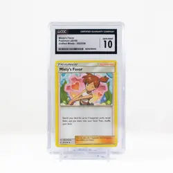 Pokemon Misty's Favor #202 Unified Minds - CGC 10 Gem Mint - POP 1 - Image 2