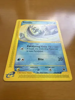 Pokemon TCG Totodile Expedition Common 135/165 LP + - Image 3