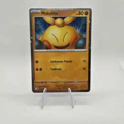 Pokemon TCG: Perfect Order - Makuhita Black Star Promo #68 Cosmos Swirl - Image 1