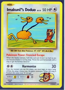 POKEMON 3 SECRET RARE-XY EVOLUTIONS-EXEGGUTOR IMAKUNI'US DUDUO HERE COMES ROCKET - Image 2