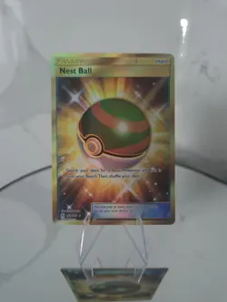 Nest Ball 158/149 Sun & Moon Base Holo Secret Rare Pokemon TCG - Image 1