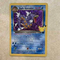 Dark Gyarados 8/82 Celebrations Holo Pokemon Caed Near Mint - Image 1